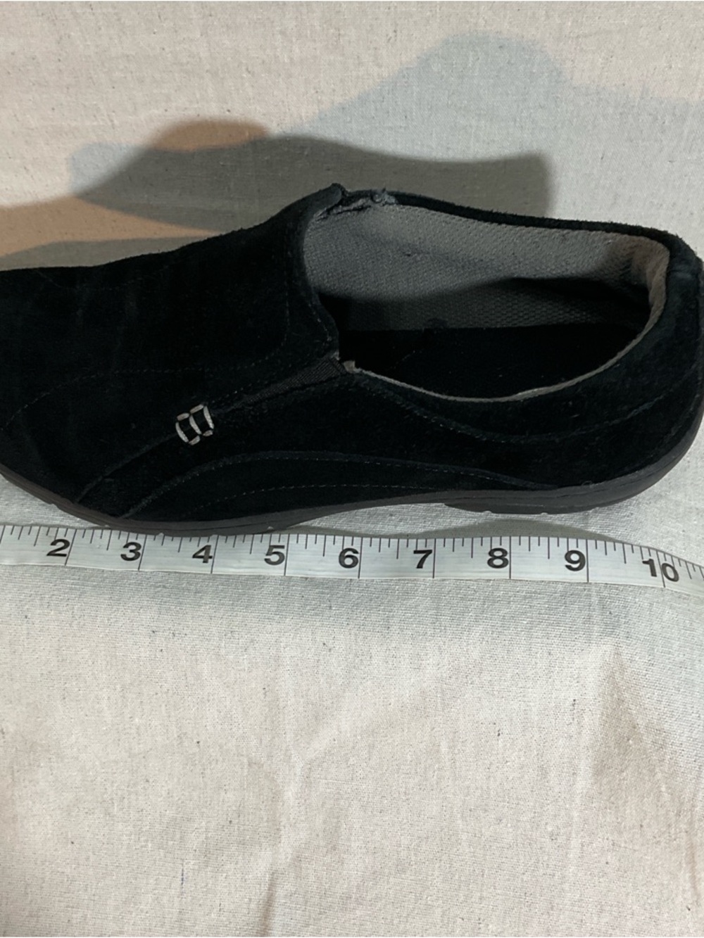 Dr. Scholls Hope Black Suede Slip-On Loafers-Size8.5WIDE A++